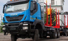 Cортиментовоз IVECO Trakker был представлен лесозаготовительным компаниям в Вологде